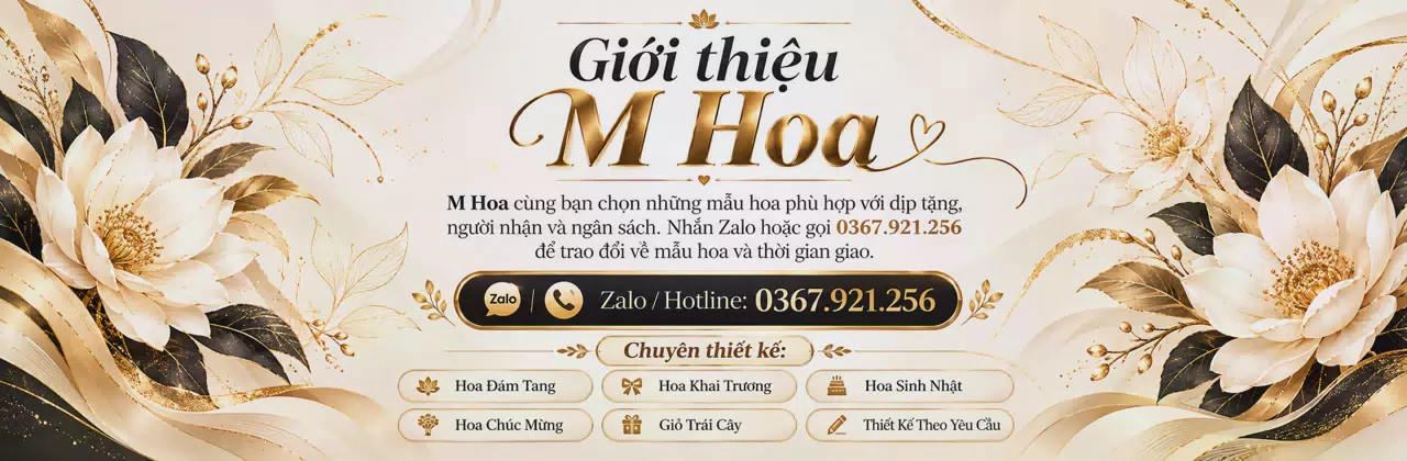 Ảnh bìa Shop hoa tươi Quận 4 - Gửi hoa thay một lời nhắn